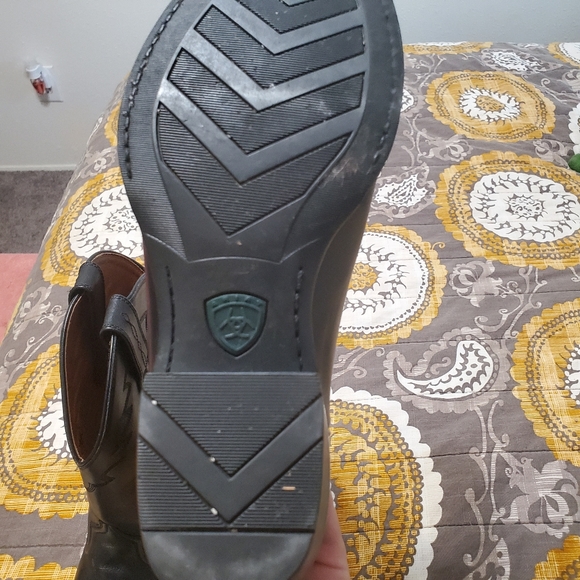 Ariat Boots Black 7.5D - Picture 6 of 8